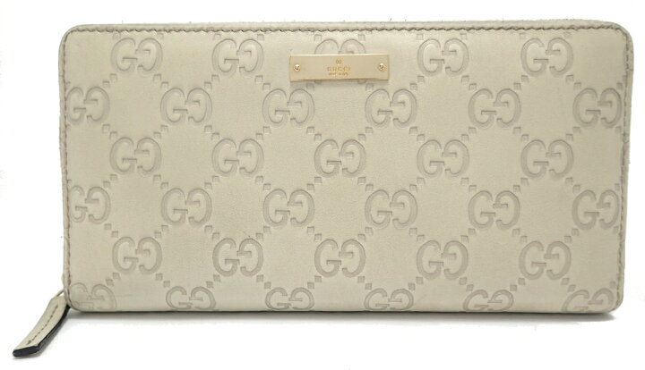 楽天市場】【財布】GUCCI グッチ グッチシマ GG柄 ラウンドファスナー 