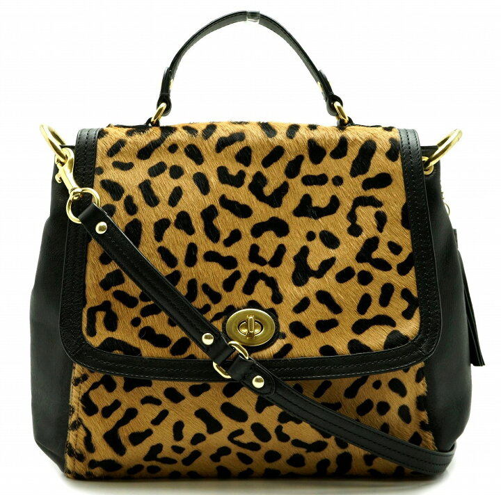 楽天市場】【バッグ】COACH コーチ パーク ヘアー カーフ フラップ  