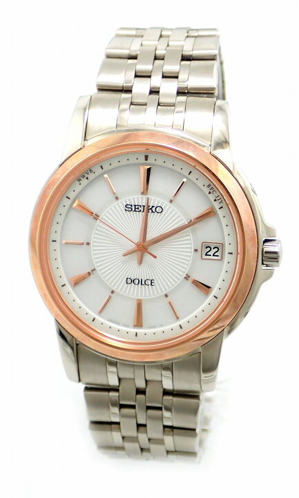 楽天市場】【ウォッチ】SEIKO セイコー ドルチェ デイト ホワイト文字  