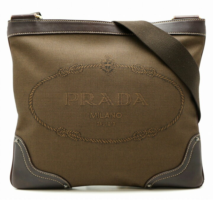 楽天市場】【バッグ】PRADA プラダ ロゴジャガード ショルダーバッグ 