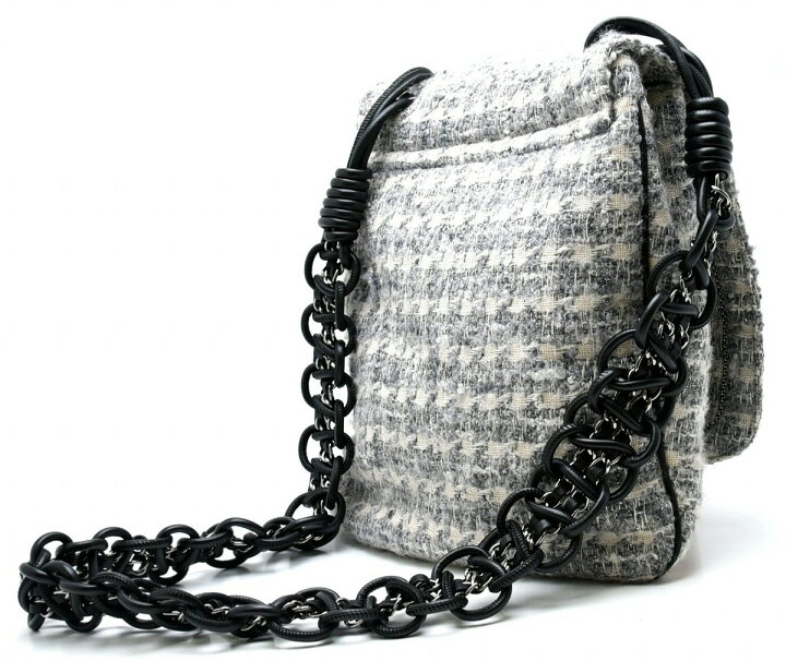 楽天市場】【バッグ】CHANEL シャネル カメリア ツイード チェーン 