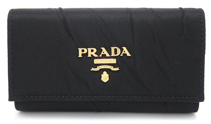 楽天市場】【未使用品】PRADA プラダ 6連キーケース CERVO レザー 黒 
