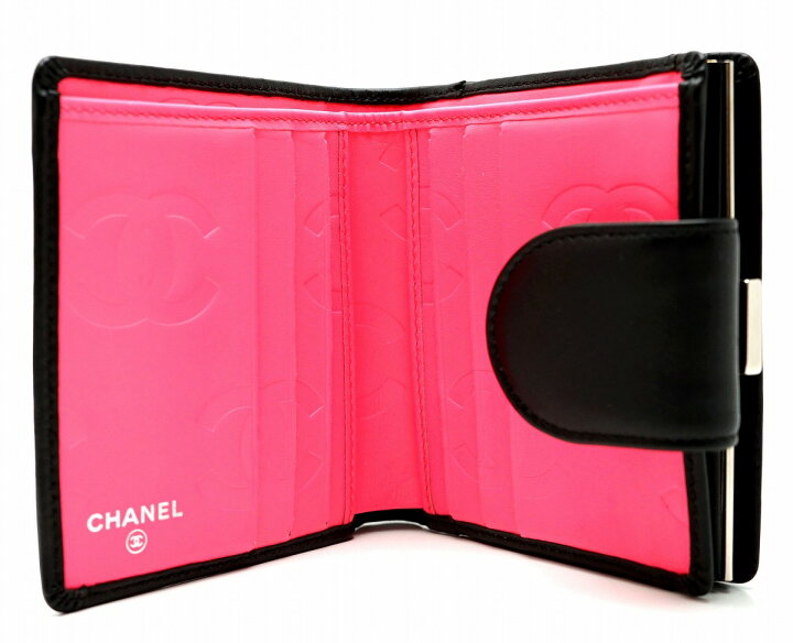 楽天市場】【財布】CHANEL シャネル カンボンライン がま口財布 ガマ口 