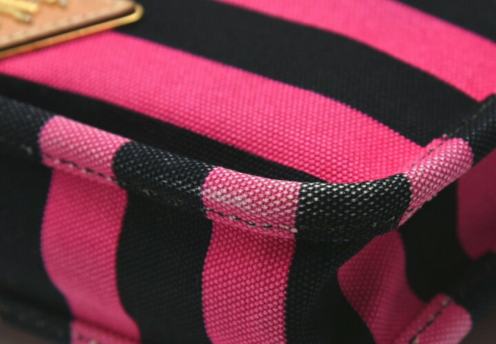 楽天市場】【バッグ】PRADA プラダ CANAPA RIGHE カナパキャンバス 