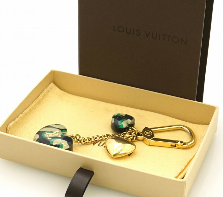 楽天市場】LOUIS VUITTON ルイ ヴィトン ポルトクレ レオパード ハート 