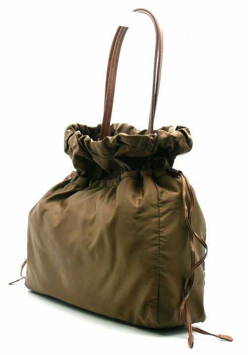 楽天市場】【バッグ】PRADA プラダ ジャガード ナイロン 巾着型 トート  