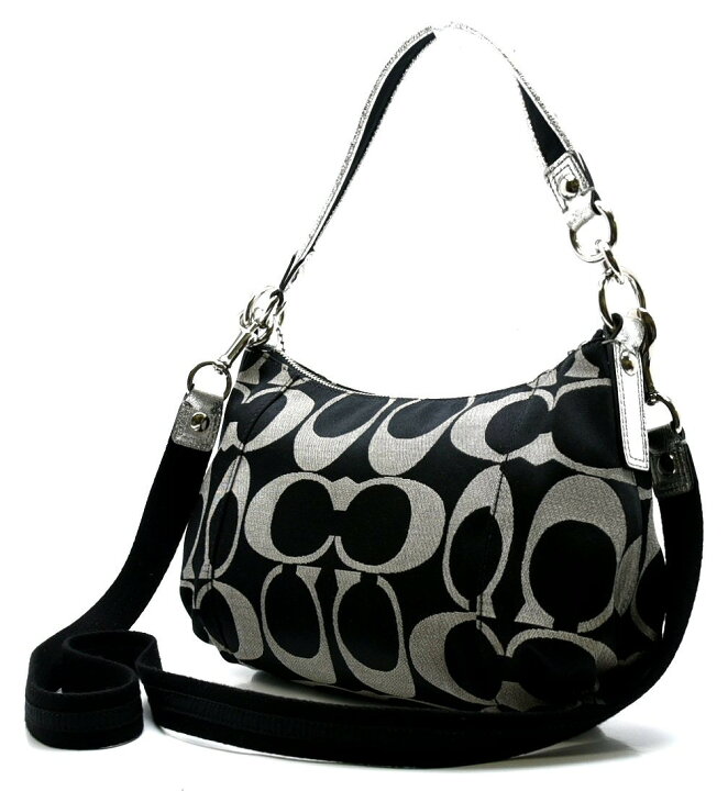 楽天市場】【バッグ】COACH コーチ ポピー シグネチャー サテン  