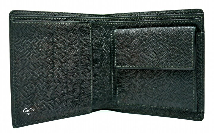 楽天市場】【財布】Cartier カルティエ サントス 2つ折財布 小銭入れ付  