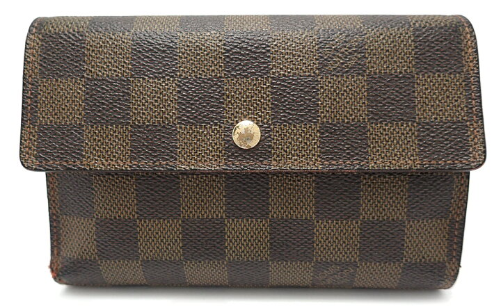 楽天市場】【財布】LOUIS VUITTON ルイ ヴィトン ダミエ ポルト  