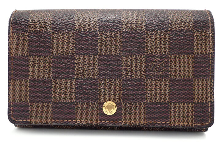 楽天市場】【財布】LOUIS VUITTON ルイ ヴィトン ダミエ ポルトモネ  