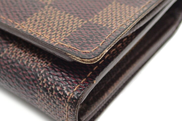 楽天市場】【財布】LOUIS VUITTON ルイ ヴィトン ダミエ ポルトモネ 