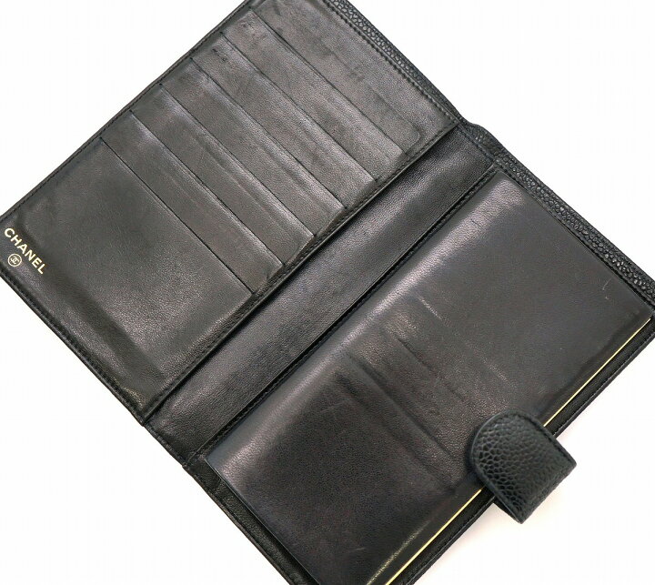 楽天市場】【財布】CHANEL シャネル キャビアスキン ココマーク がま口  