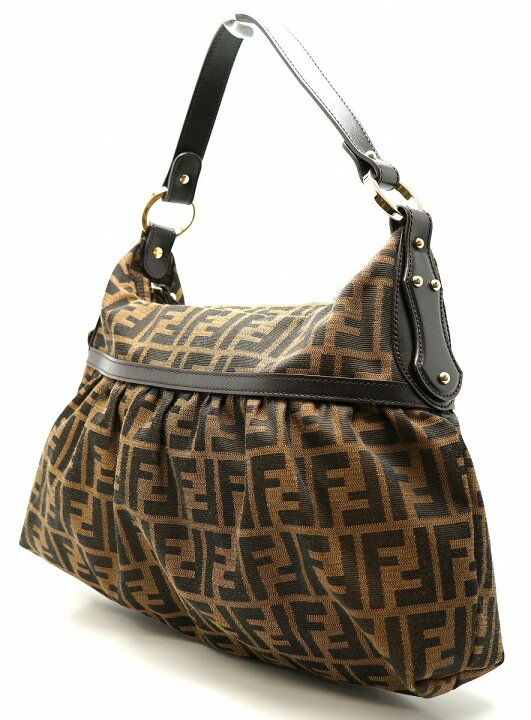 楽天市場】【バッグ】FENDI フェンディ ズッカ柄 ハンドバッグ 