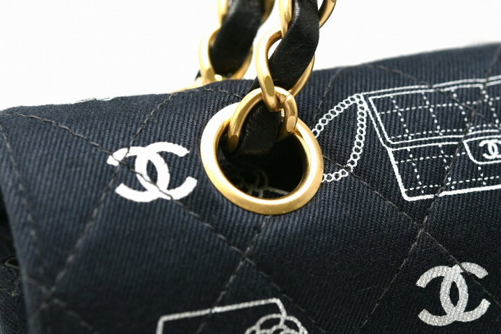 楽天市場】【バッグ】CHANEL シャネル アイコンプリント マトラッセ  