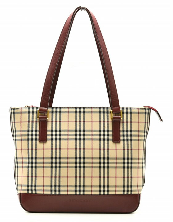 楽天市場】【バッグ】BURBERRY バーバリー チェック柄 ハンドバッグ 