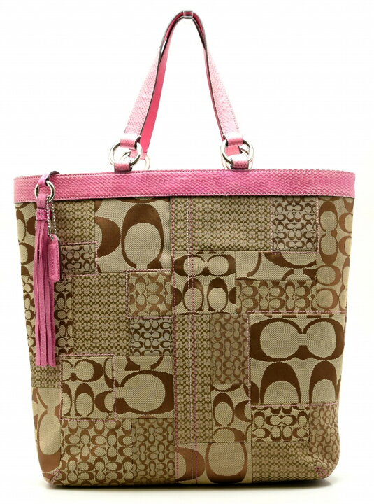 楽天市場】【バッグ】COACH コーチ シグネチャー パッチワーク  