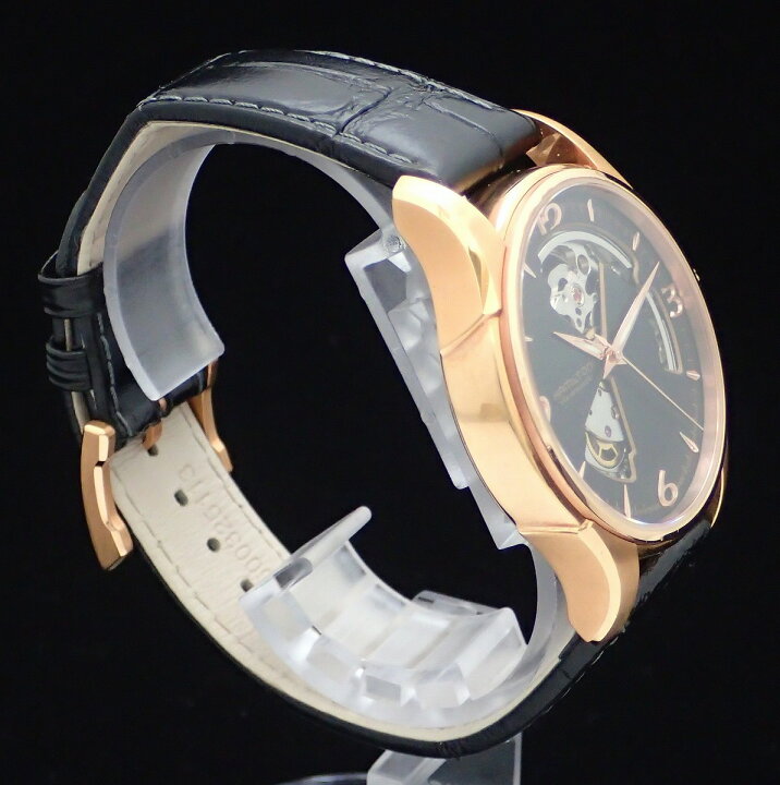 中古】ハミルトン ジャズマスター H325752 GP GP×革 AT 黒文字盤 楽天 