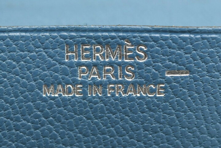 楽天市場】【財布】HERMES エルメス ベアン 2つ折 長財布 リザード 