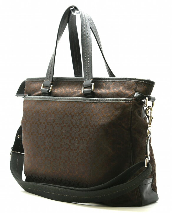 楽天市場】【バッグ】COACH コーチ ミニシグネチャー トートバッグ  