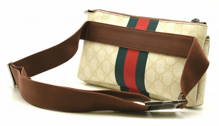 楽天市場】【バッグ】GUCCI グッチ GGプラス シェリーライン ウエスト 