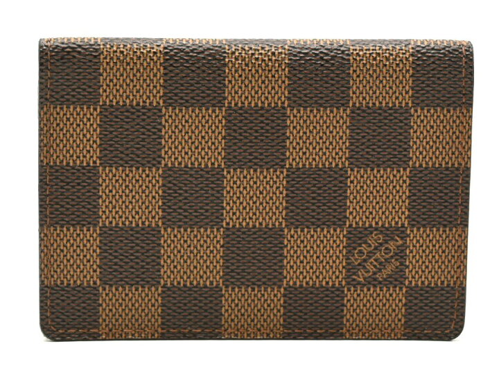 楽天市場】LOUIS VUITTON ルイ ヴィトン ダミエ ポルト2カルト ヴェル  