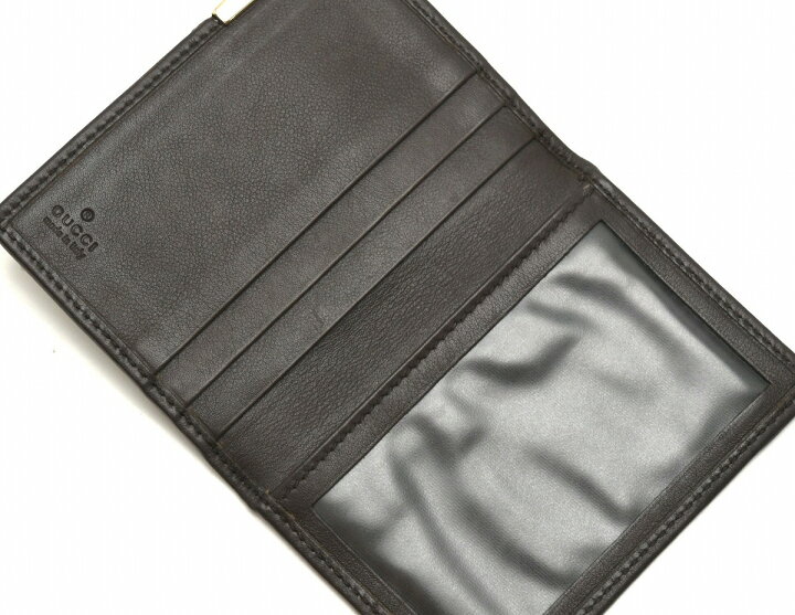 楽天市場】GUCCI グッチ GGキャンバス レザー カードケース パスケース  