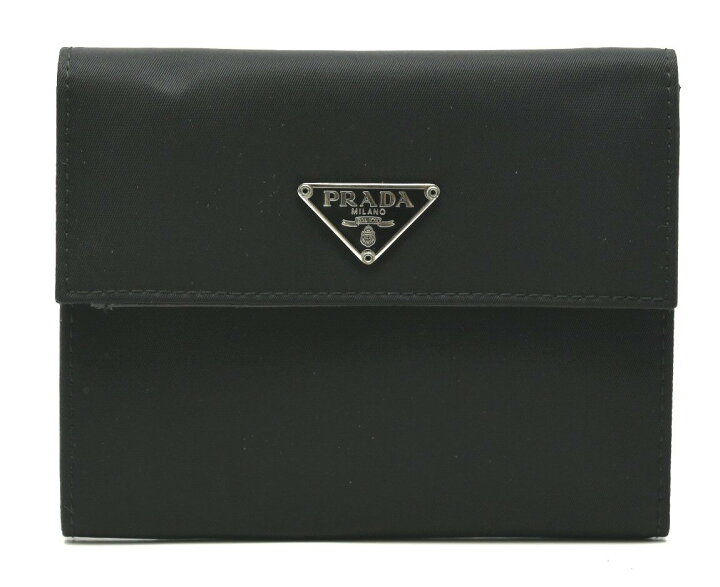 楽天市場】【財布】PRADA プラダ ナイロン 3つ折財布 ナイロン レザー  