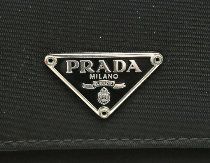 楽天市場】【財布】PRADA プラダ ナイロン 3つ折財布 ナイロン レザー 