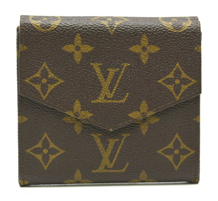楽天市場】【財布】LOUIS VUITTON ルイ ヴィトン モノグラム ダブル  