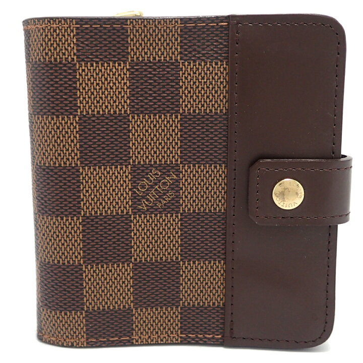 楽天市場】【財布】LOUIS VUITTON ルイ ヴィトン ダミエ コンパクト 