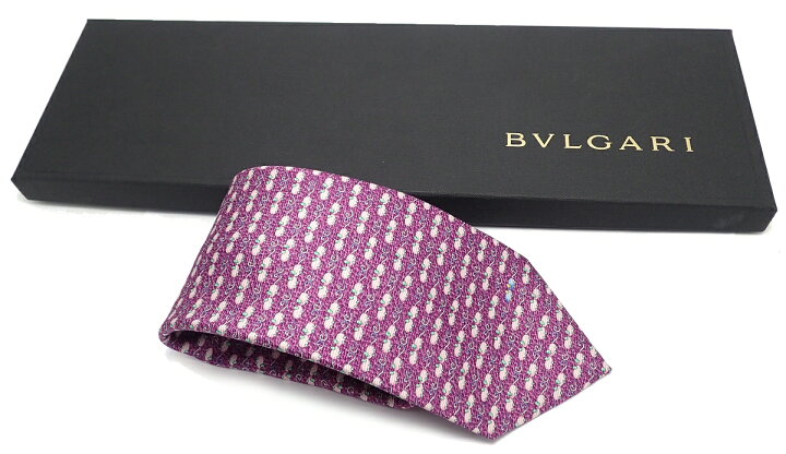 楽天市場】【未使用品】BVLGARI ブルガリ セブンフォールド ネクタイ  