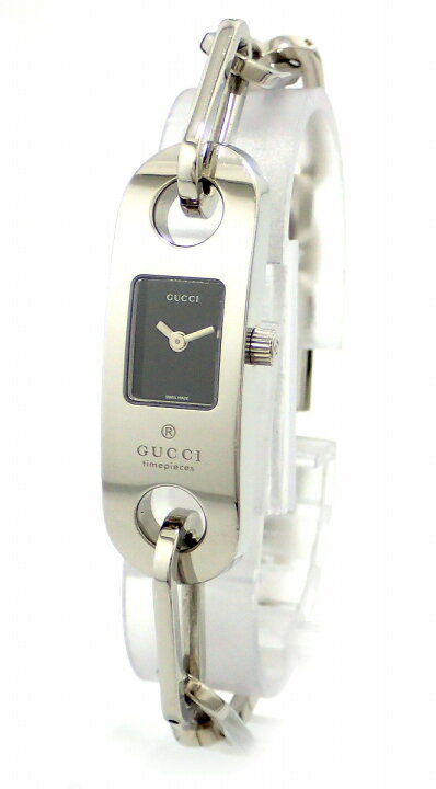 楽天市場】【ウォッチ】GUCCI グッチ ブラック文字盤 SS レディース  