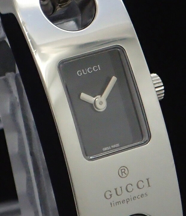 楽天市場】【ウォッチ】GUCCI グッチ ブラック文字盤 SS レディース 