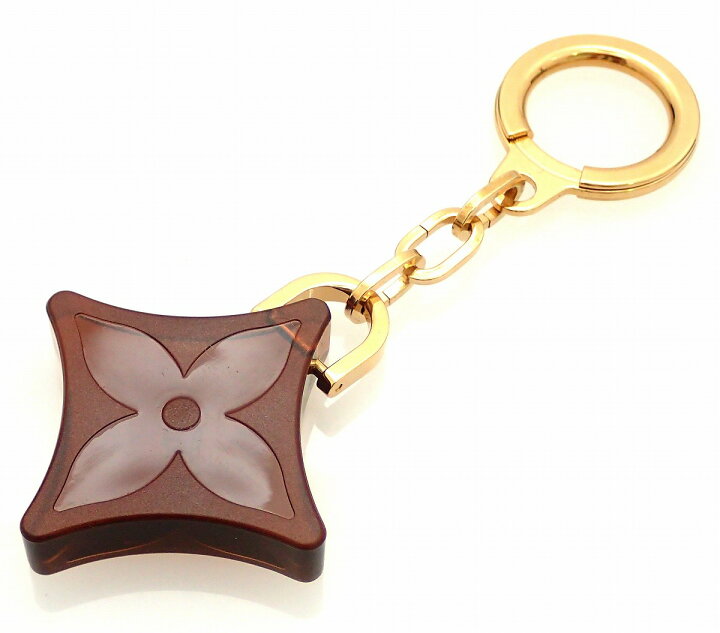 LOUIS VUITTON フラワーモチーフ キーホルダー 