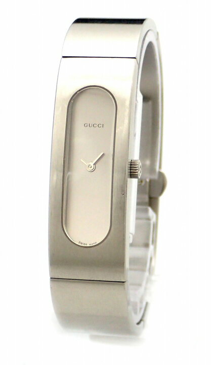 楽天市場】【ウォッチ】GUCCI グッチ バングル ウォッチ シルバー文字  