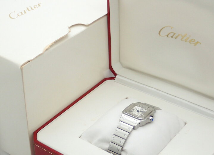 楽天市場】【ウォッチ】Cartier カルティエ サントスガルベ SM デイト  