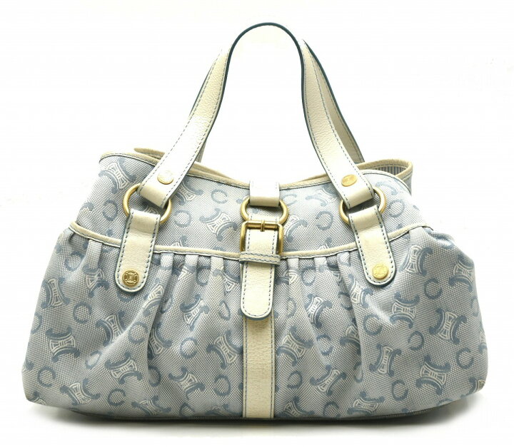 楽天市場】【バッグ】CELINE セリーヌ マカダム柄 ハンドバッグ  