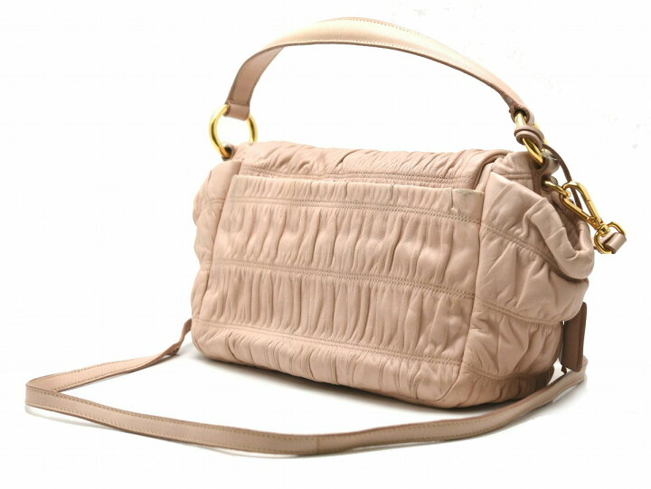 楽天市場】【バッグ】PRADA プラダ DRESSY GAUFRE ハンドバッグ 2WAY 