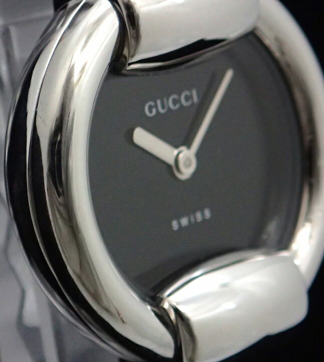 楽天市場】【ウォッチ】GUCCI グッチ ブラック文字盤 SS レディース QZ 
