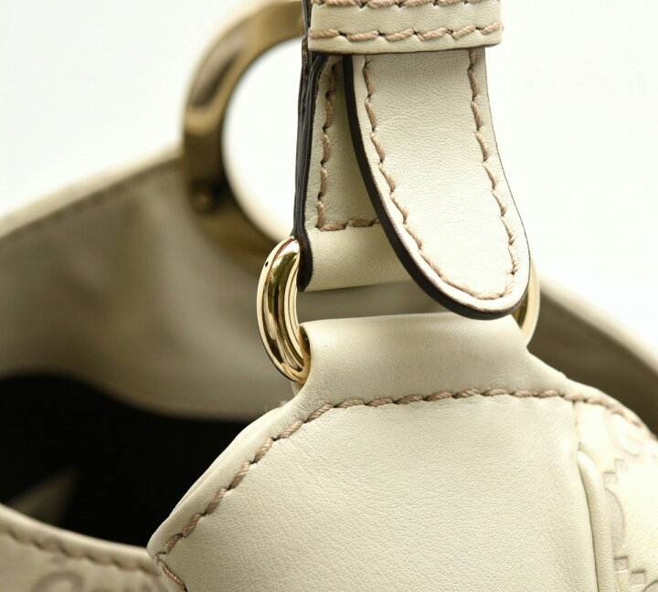 楽天市場】【バッグ】GUCCI グッチ グッチシマ レザー ハンドバッグ 