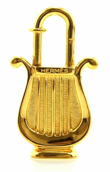 楽天市場】HERMES エルメス カデナ ハープモチーフ 楽器 キーリング 