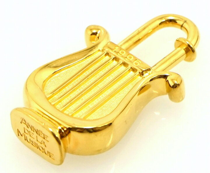 楽天市場】HERMES エルメス カデナ ハープモチーフ 楽器 キーリング  
