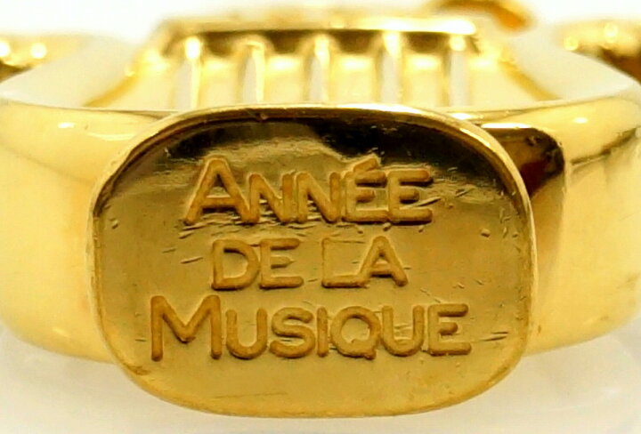 楽天市場】HERMES エルメス カデナ ハープモチーフ 楽器 キーリング  