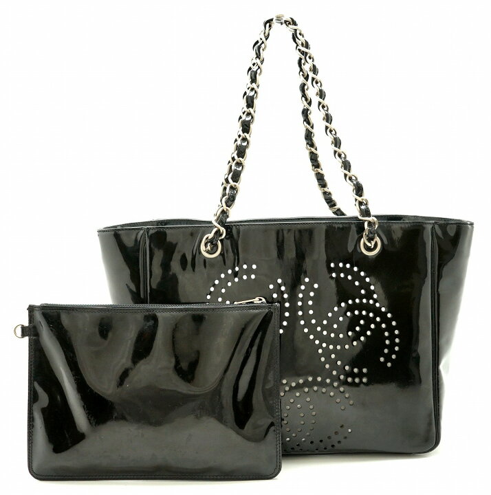 楽天市場】【バッグ】CHANEL シャネル ココマーク パンチング チェーン  