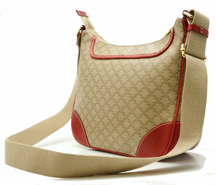 楽天市場】【バッグ】CELINE セリーヌ マカダム柄 ショルダーバッグ  