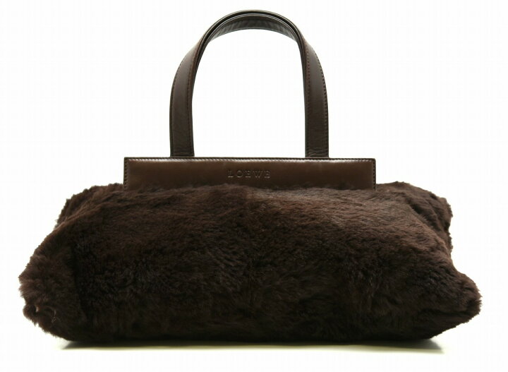 楽天市場】【バッグ】LOEWE ロエベ ハンドバッグ ファー ラビット  