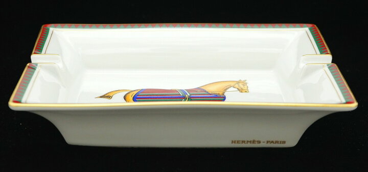 楽天市場】HERMES エルメス アッシュトレイ 灰皿 馬柄 ホースモチーフ 
