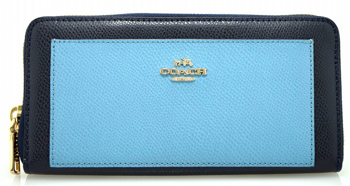 楽天市場】【財布】COACH コーチ バイカラー クロスグレイン レザー 