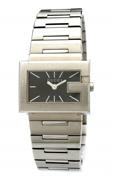 楽天市場】【ウォッチ】GUCCI グッチ Gレクタングル ブラック文字盤 