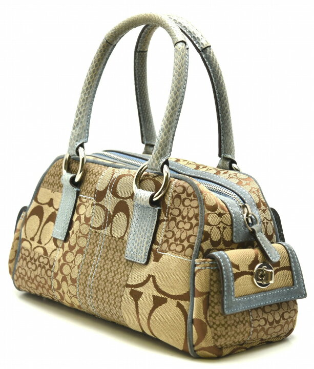 楽天市場】【バッグ】COACH コーチ ソーホー シグネチャー サッチェル  